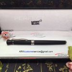 Perfect Replica Newest Montblanc Writers Edition Rollerball Pen Black and Silver